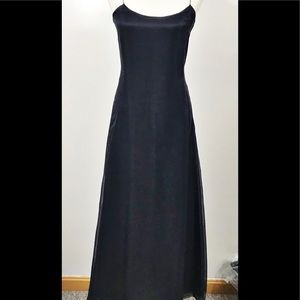DONATING TOMORROW - Ralph Lauren Black Label Navy Silk Dress